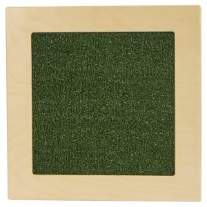 Abilitations Tactile Sensory Panel, Turf Grass, 15 x 15 x 3/4 Inches
