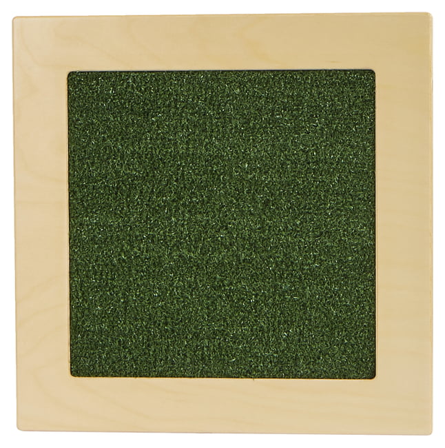 Abilitations Tactile Sensory Panel, Turf Grass, 15 x 15 x 3/4 Inches