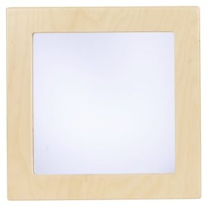 Abilitations Tactile Sensory Panel, Mirror, 15 x 15 x 3/4 Inches