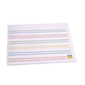 4-Color Raised ColorCue Paper, Grade 1, Pack of 50
