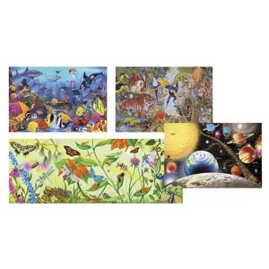 Melissa & Doug Environment Floor Puzzle Set