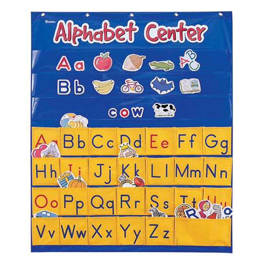 Learning Resources Alphabet Center Pocket Chart, 28 x 34 Inches
