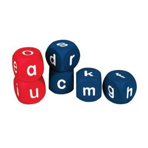 Learning Resources Soft Foam Phonics Cubes Class Set, Set of 18