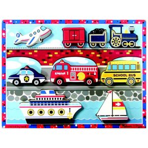 Melissa & Doug Vehicles Chunky Puzzle
