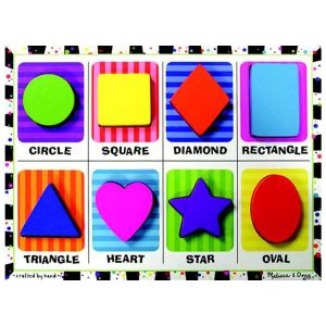 Melissa & Doug Shapes Chunky Puzzle