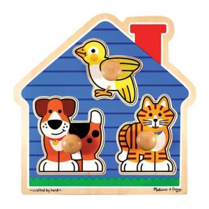 Melissa & Doug Pets Jumbo Knob Puzzle