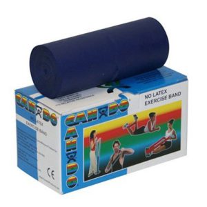 CanDo 6 yd No-Latex Heavy Resistance Band, Blue