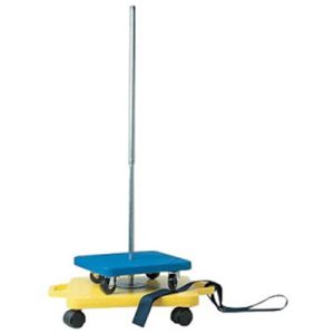 Champion Sports Scooter Stacker, 45 in L, 16 Scooters, Polypropylene, Yellow