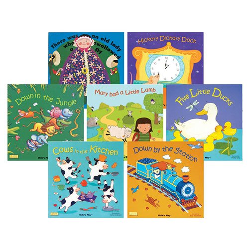 Childcraft Classic Big Book Set 2 with CD Set, 17 x 17 in, Set of 8