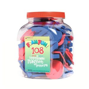 Dowling Miner Foam Fun 108 Magnetic Letters, Uppercase, Set of 112