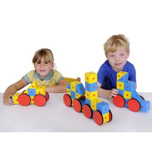 Educational Advantage 3D Magnetic Blocks, Set of 40