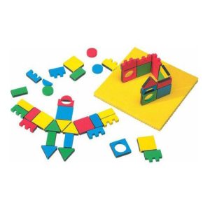 Edushape 3-D Magnetic Magic Shapes Classroom Pack (54 Pieces)