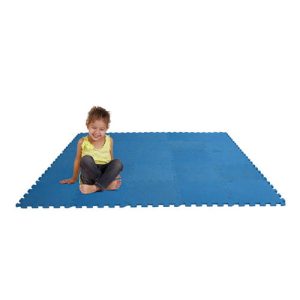 Edushape Puzzle Play Mat Set, 12 L in, Blue, Set of 25