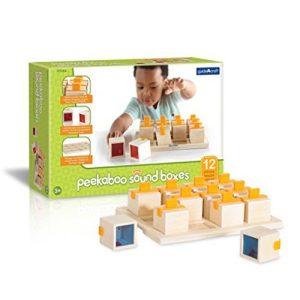 Guidecraft Peekaboo Sound Boxes, 12 Pieces