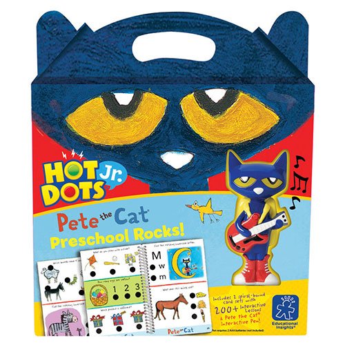 Hot Dots Jr. Pete the Cat Preschool Rocks! Set, Ages 3 and Above