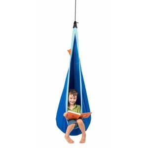 Joki Hanging Nest Swing- Dolphy Blue Kid with Book