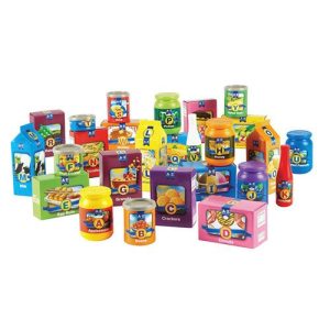 Learning Resources A to Z Alphabet Groceries, Grades PreK and Above, Set of 26