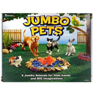 Learning Resources Assorted Jumbo Pets, Set of 6