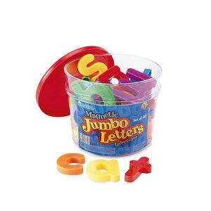 Learning Resources Jumbo Lowercase Magnetic Letters, Set of 40