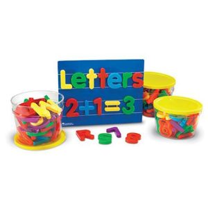 Learning Resources Jumbo Magnetic Letters and Numbers Bundle, 116 Pieces