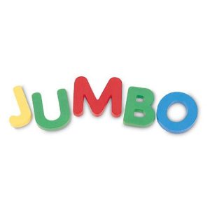 Learning Resources Jumbo Uppercase Magnetic Letters, Set of 40