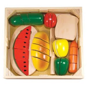 Melissa & Doug Smooth Sanded Cutting Food Box Set