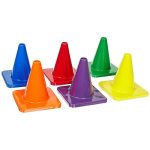 Poly-Enterprises-6-in-Classic-Game-Cones-,-Set-of-6