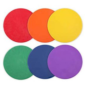 Poly Spot Marker Set, 9 inch Diameter Set of 6