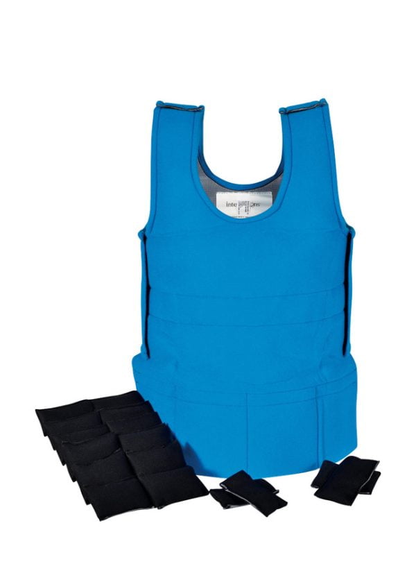 Small Soft Weighted Vest Blue