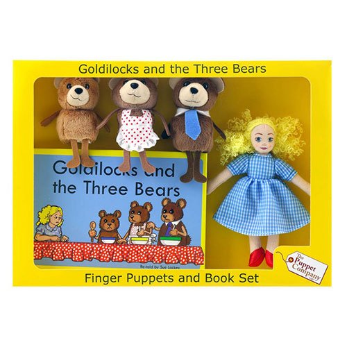The Puppet Company Goldilocks and the Three Bears Traditional Story Set