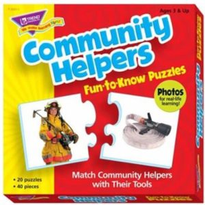 Trend Enterprises Community Helpers Puzzle Set