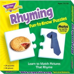 Trend Enterprises Rhyming Puzzle Set