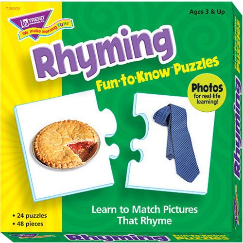 Trend Enterprises Rhyming Puzzle Set - Image 3