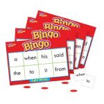 Trend Enterprises Sight Words Bingo – Set of 46 Words and 36 Playing Cards