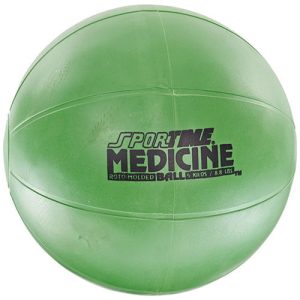 Sportime 8.8 lb, 11-1/2 in Molded Medicine/Training Ball, Green