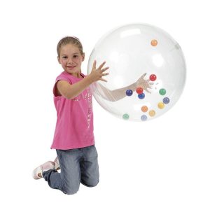 Gymnic 19-1/2 in Visualizer Ball, Transparent