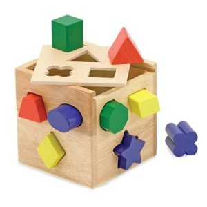 Wood Shape Sorting Cube