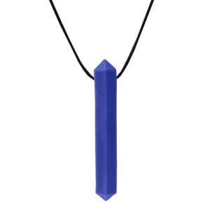 krypto bite chewable necklace in dark blue