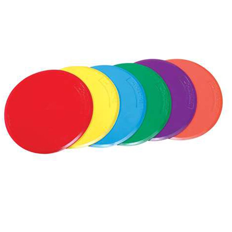 Sportime Spot Markers, 10 Inches, Set of 6