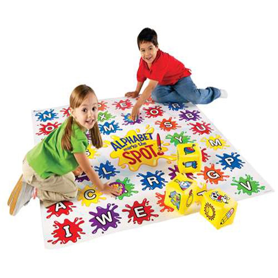 Learning Resources Alphabet Marks the Spot Floor Mat, 54 x 54 Inches