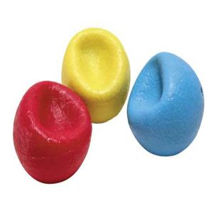 Rubber Weighted Textured Balls - Set of 3 - Assorted Colors