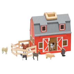 Melissa & Doug Mini Fold and Go Barn