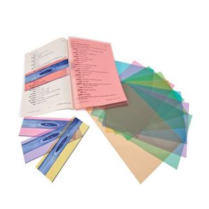School Specialty Color Overlay, Assorted Colors, Pack of 10