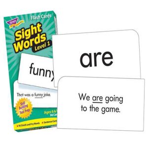 Trend Leveled Sight Words Level 1 Flash Cards - Set of 96