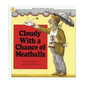 Live Oak Media Cloudy with a Chance of Meatballs, Set of 4 Books with CD