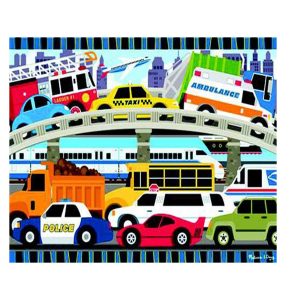 Melissa & Doug Traffic Jam Floor Puzzle