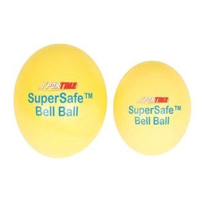Sportime 9-1/2 in SuperSafe Bell Ball, Yellow