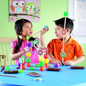 Learning Resources Candy Construction Set, 92 Pieces