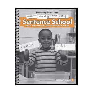Handwriting Without Tears Sentence School Writing Book, Grade K