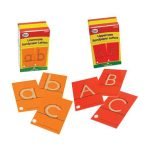 Didax Tactile Sandpaper Upper and Lowercase Letters Cards
